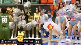 LuxyGirls啦啦隊干擾罰球（圖／翻攝自YouTube）