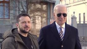 ▲拜登突訪烏克蘭基輔，與澤倫斯基會面。（圖／翻攝自澤倫斯基官方IG）