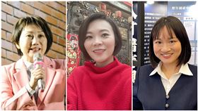 大安區立委民進黨可能人選，范雲(左)、簡舒培(中)、謝佩芬(右)。(圖/翻攝自臉書)