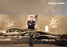 龍岩董事長李世聰靈堂。（記者邱榮吉/攝影）