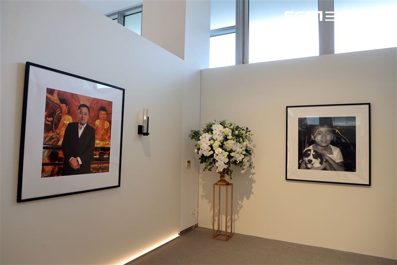 龍岩董事長李世聰靈堂。（記者邱榮吉/攝影）