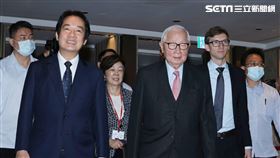 賴清德、張忠謀、張淑芬、克里斯‧米勒（Chris Miller）出席半導體世紀對談　（圖／記者邱榮吉攝影）