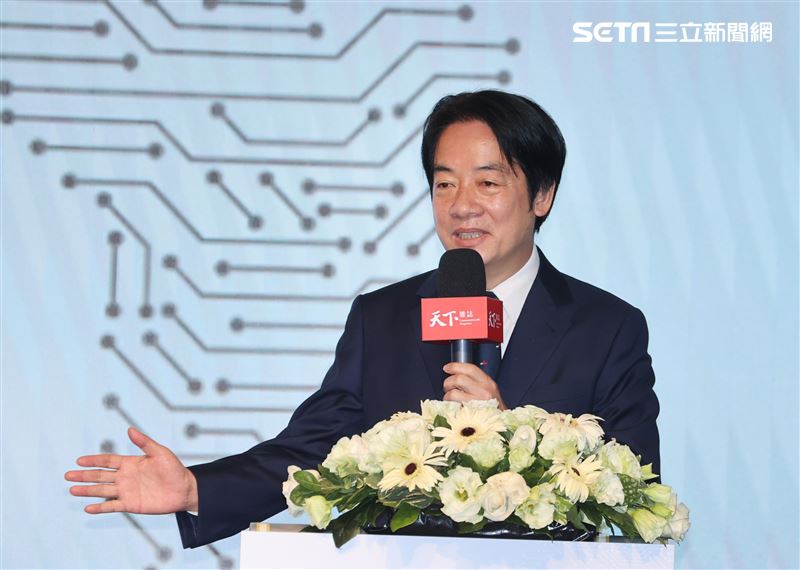 副總統賴清德出席張忠謀半導體世紀對談。（記者邱榮吉/攝影）