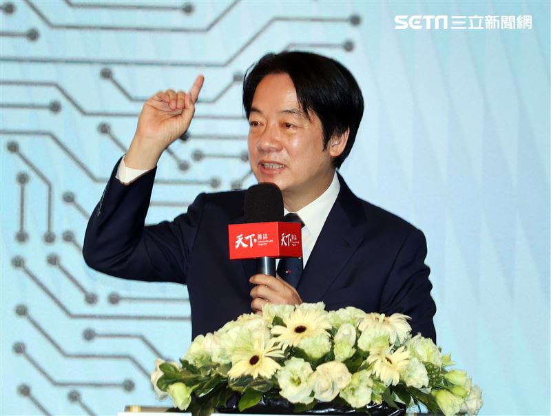 副總統賴清德出席張忠謀半導體世紀對談。（記者邱榮吉/攝影）