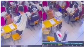 河北,罰站,暈倒（圖／翻攝自微博）