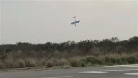 彰化輕航機墜落影片。（圖／翻攝記者爆料網）