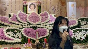狄鶯 白冰冰 伍宗德 周雅芳母親告別式（圖／伍宗德提供）