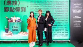 Uber Eats首次祭出優惠序號尋寶活動，找到「Uber Eats（應該）都點得到」大型看板中隱藏的優惠序號，享美食與生鮮雜貨外送優惠。（圖／品牌業者提供）