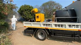 我國首次檢出H9N2病毒(金門縣動植物防疫所提供)