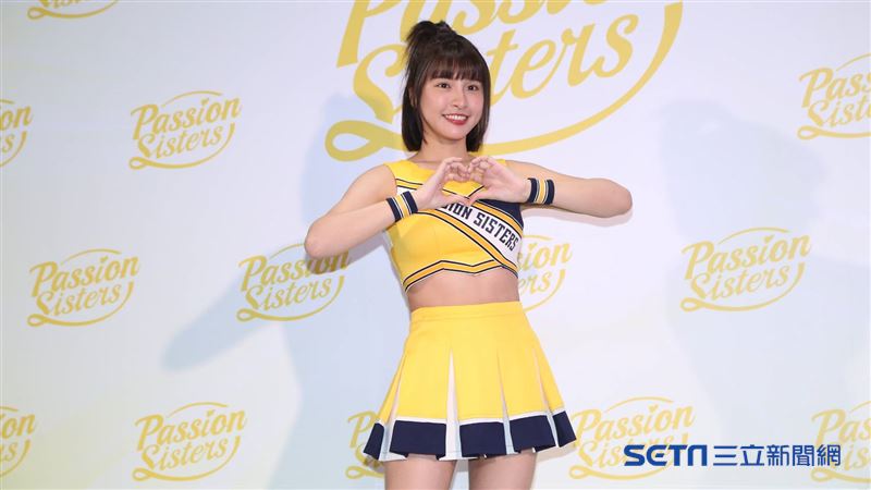 中信兄弟啦啦隊成員峮峮出席Passion Sisters春訓活動記者會。（圖／記者楊澍攝影）