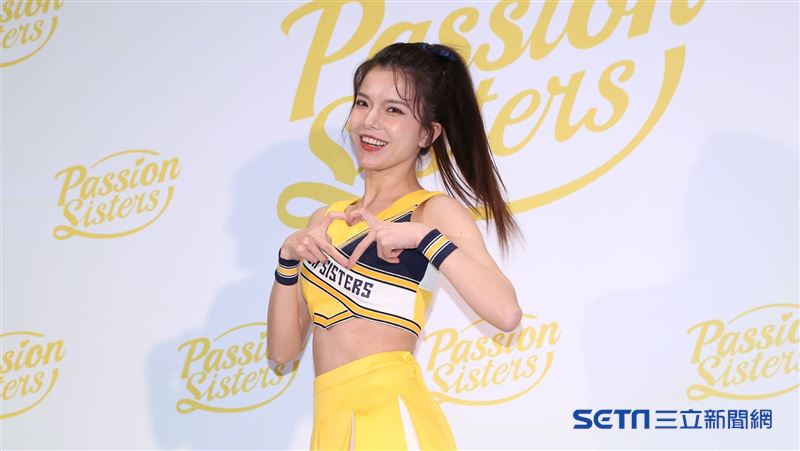 中信兄弟啦啦隊成員凱蒂出席Passion Sisters春訓活動記者會。（圖／記者楊澍攝影）