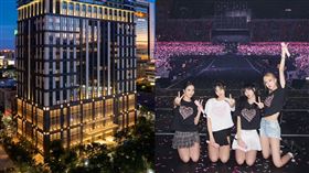 BLACKPINK。（圖／翻攝自洲際酒店官網）