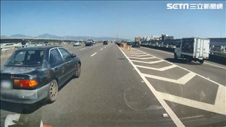 國道「螃蟹車」鬼切！駕駛狂飆國罵畫面曝
