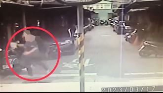 逃命畫面曝光！AV導演家門遭球棒痛打狂奔