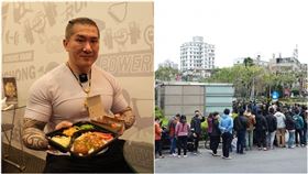 館長的「True飯」今日辦快閃試賣會，現場排隊人潮繞一圈。（圖／翻攝自館長臉書）