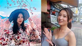 辣模「小精翎」唐明翎力挺「炒飯正妹」林彤。（圖／翻攝自小精翎 唐明翎臉書、資料照）