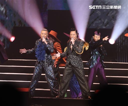 GRASSHOPPER草蜢巡迴演唱會首站台北站引爆台北小巨蛋。（記者邱榮吉/攝影）