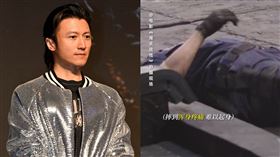 謝霆鋒拍新片《海關戰線》玩命演出。（圖／翻攝自微博）