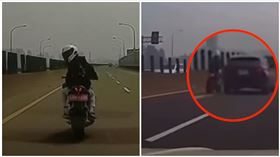 台68,重機,逼車,（圖／翻攝自記者爆料網）