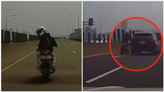 台68重機、BMW互尬　駕駛喊冤：我被逼車