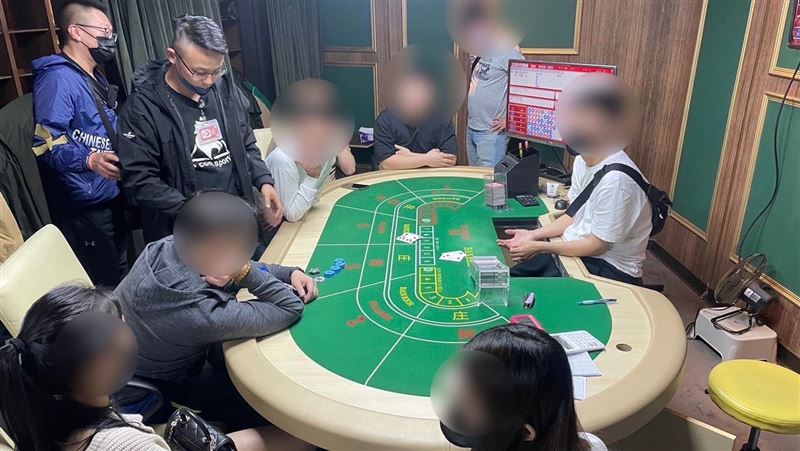 松山百家樂賭場被攻破　疑竹聯幫仁堂圍事