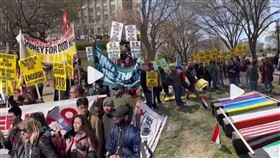 白宮,抗議,反戰人士,美國