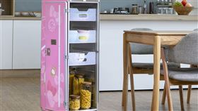 Hello Kitty輕量化餐車,長榮航空提供