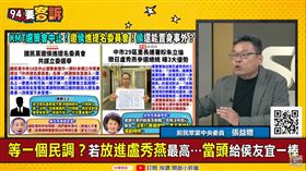 侯民調直直落已非最強？張益贍：藍為何非侯不可？