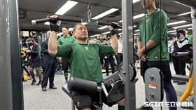 合庫球員林瀚。（圖／記者蔡厚瑄攝影）