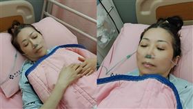 「小姚蘇蓉」劉明珠先前罹患肺浸潤入院11天。（圖／劉明珠提供）　