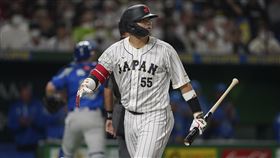▲經典賽4強日本對上墨西哥，村上宗隆4個打席吞下3K。（圖／美聯社／達志影像）