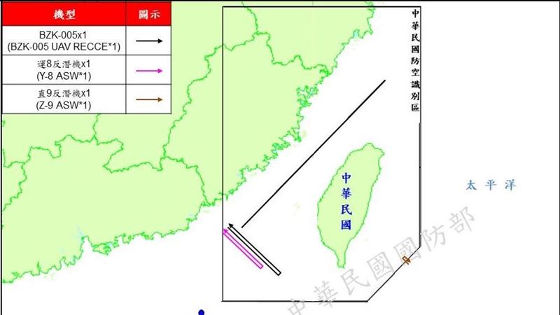 中共無人機運8直9侵擾我西南及東南空域