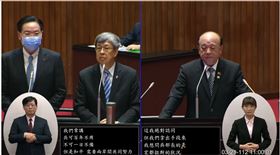 吳斯懷，吳釗燮。（圖。翻攝立法院IVOD）