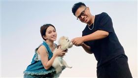 YouTuber黑男（左）與混血女友Lucy穩交4年。（圖／翻攝自lucylu_8619 IG）