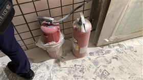 新北市,土城,滅火器,情侶,吵架,新北市消防局,第五大隊