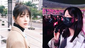 林予晞高雄看BLACKPINK。（合成圖／翻攝自林予晞 Allison Lin臉書）