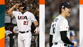 ▲Mike Trout對決大谷翔平。（資料照／取自WBC FB）