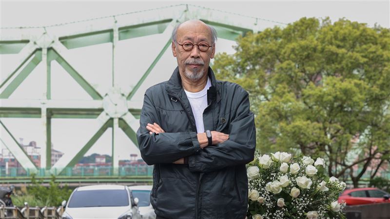 馮淬帆出席電影《蝴蝶大廈》開鏡記者會。（圖／松露文創提供）