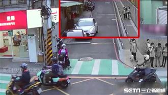 怪阿伯尾隨嚇女學生　廟前見警驚慌下跪