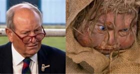 百年幽靈娃娃,英國(圖/翻攝自推特)