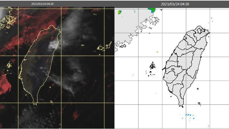 明由北而南轉雨降溫　2鋒面接力時間曝光