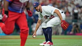 ▲紅雀41歲投手溫恩萊特（Adam Wainwright）成為經典賽傷兵。（圖／美聯社／達志影像）