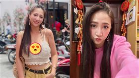 林采緹大鼻子被說像成龍。（圖／翻攝自林采緹臉書）