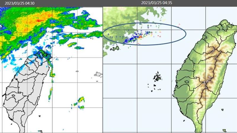 春雷乍響下雨了　2波鋒面雨帶接力移入
