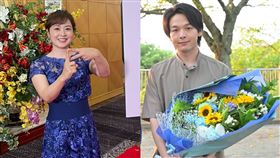 ▲中村倫也與水卜麻美兩人閃婚震撼日網，但也讓網友紛紛送上祝福。（圖／翻攝自中村倫也、水卜麻美推特）