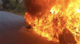 廖老大,D2車隊,火燒車,廖洋（圖／翻攝自記者爆料網）