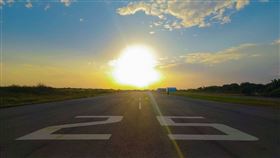 彰化輕航機2死，飛行教練林國裕拍攝飛行場。（圖／翻攝順風粉專）