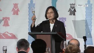 蔡英文過境美國　挺台議員擬參與晚宴