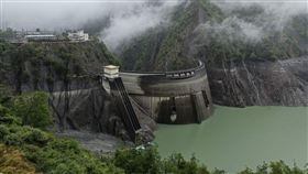 搶救3.5%蓄水率！德基水庫「持續降雨中」　最新照片曝▲。（圖／台中和平分局提供）