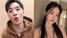 網友發文聲稱自己於香港尖沙咀偶偶勝利，身旁跟著一位女子。（組合圖／翻攝自小紅書截圖）